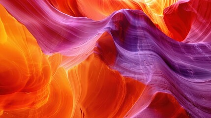 Vibrant Wave of Color: An Abstract Textural Masterpiece