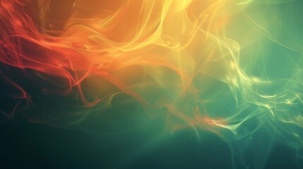 Colorful swirling abstract background resembling a nebula or galaxy with glowing smoke