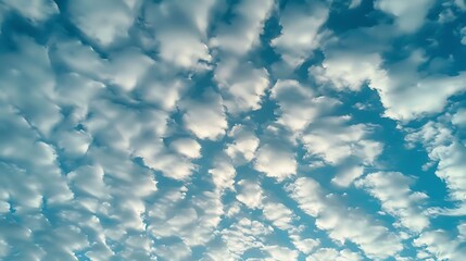 Fototapeta premium White Clouds in Blue Sky