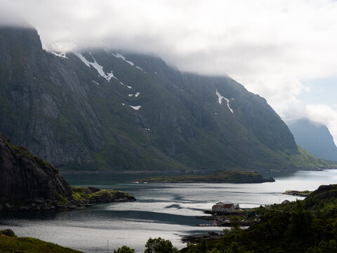 Mountain and a house