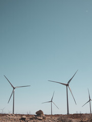 Tenerife, Summer, Canarian island, 2024 Wind farm