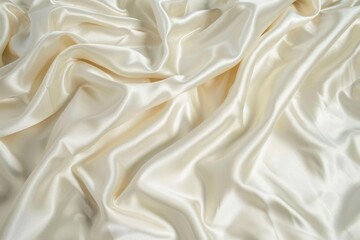 Obraz premium luxurious cream satin fabric texture background
