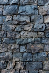 Fototapeta premium Stone wall with clock