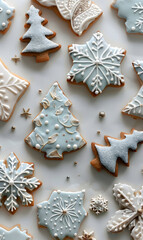 Fototapeta premium cookies and bread in an illustrator doodle graphic style