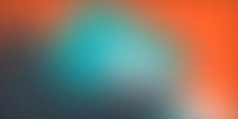 Abstract Background with Teal and Orange Gradient