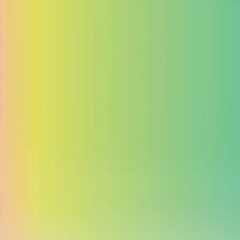 Obraz premium Soft Pastel Gradient Background in Tones of Green and Yellow