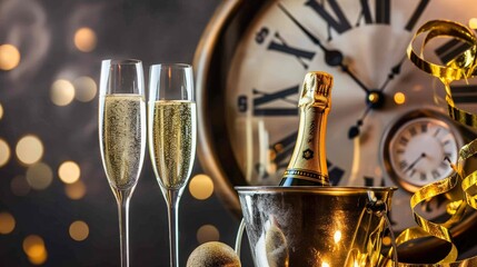 Champagne Toast for New Year's Eve