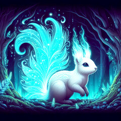 Obraz premium squirrel in forest