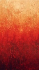 Obraz premium Textured wall fades from red to orange, creating a striking design with a vintage vibe. Perfect for colorful and grungy projects