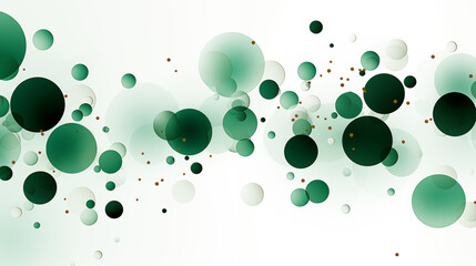 Green Circles, Balls, Spheres, on White Background, Abstract Image, Texture, Pattern Background, Wallpaper, Cover and Screen of Smartphone, Cell Phone, Computer, Laptop, Format 9:16 and 16:9