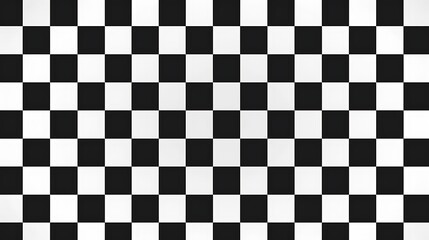 Checkerboard pattern with black and white alternating squares in a grid format, equal number of rows and columns