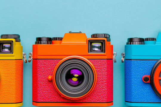 A vintage point-and-shoot digital camera with a sleek black body, showcased in a clean close-up shot. Perfect for capturing high-quality photos with a touch of nostalgic charm. - Powered by Adobe