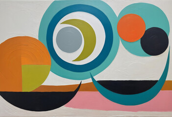 Obraz premium Abstract Circles Harmony