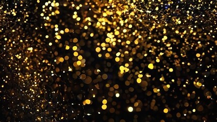 parkling Gold Background | Shimmering confetti Glitter Overlay | Elegant Gold Texture | Luxurious Golden Bokeh | Festive Glitter Effect | high resolution 300 PPI