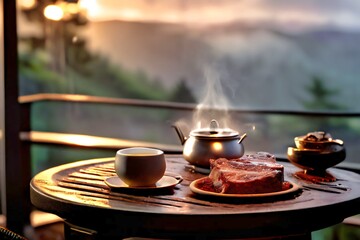 Mother nature, camping car, bonfire, beach, forest, riverside, lake, camping, steak, charcoal, electric car,