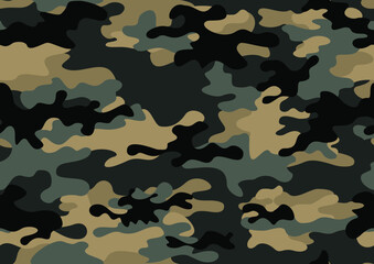 Fototapeta premium modern camouflage background, military dark texture, fashion design