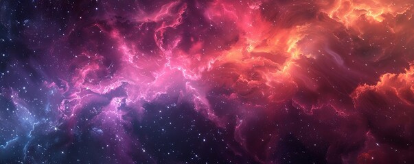 Naklejka premium Galactic Space Texture Background, 4K hyperrealistic photo