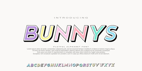 Modern playful alphabet font. Bold and italic font, Minimal typography, Creative urban sport fashion futuristic font, design for brand,beauty shop. vector illustration