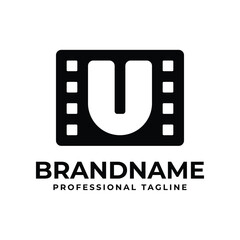 Letter U Movie Logo, Perfect for Film Production Studios