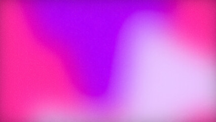 Abstract Purple Pink Grainy Gradient Background, Glowing Noise Texture, Retro Banner Poster Cover Design