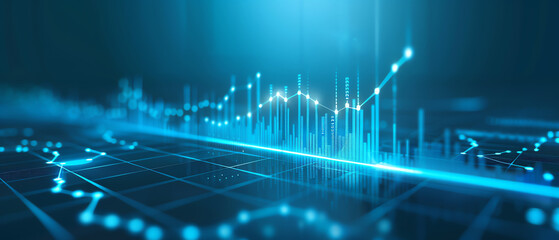 Analyzing the relationship between time and currency exchange, futuristic graphs, soft blue light, modern and precise setting