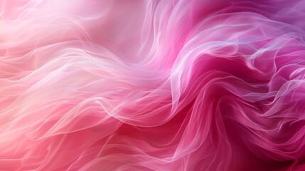Obraz premium A dynamic and colorful abstract background featuring vibrant pink and purple flowing fabric textures.