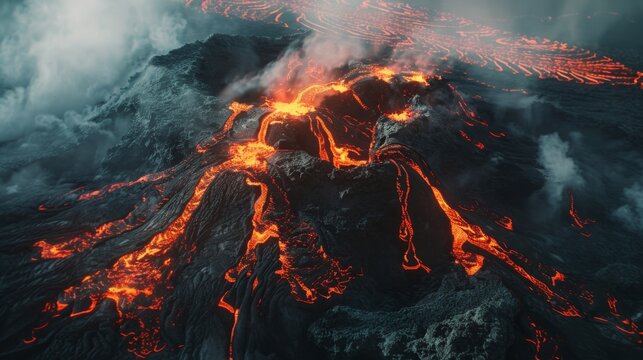aerial volcano view , volcano aerial photography , volcano top view , stunning aerial shots of volcano , aerial photography volcano eruption