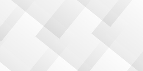 Vector Modern white and gray technology concept diamond triangle geometric line background. modern white and grey gradient color geometric backdrop design cube pattern background for website banner. 