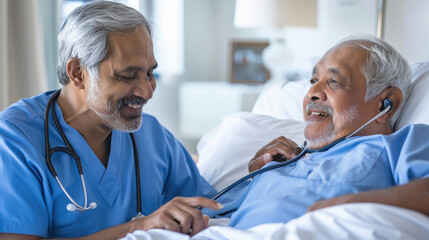 doctor care elderly patients