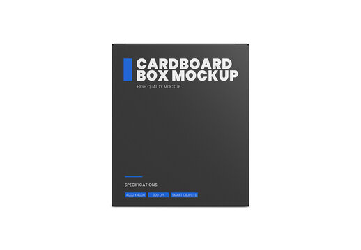 Cardboard Box Mockup