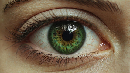 close up of a female eye - pretty eyes