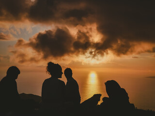 Solajo - Coucher de soleil - Corse du sud