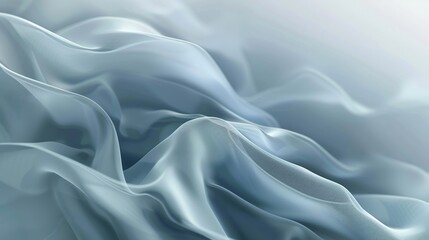 Obraz premium Abstract background forming flowing silver silk waves, ideal for elegant designs