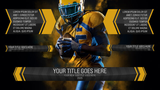 Sport Action Arrows Titles Lower Third