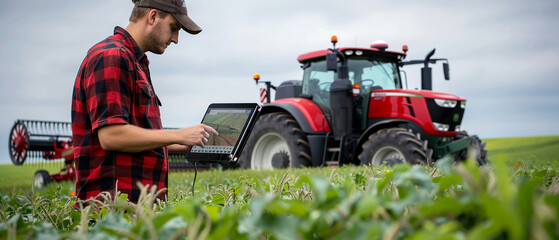 Tablet application for farm equipment maintenance scheduling