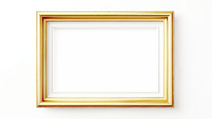 Horizontal Elegant Gold Picture Frame