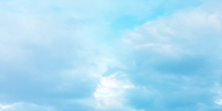 Summer clouds abstract graphics creative background pattern soft effect live atmosphere, sunny, clear, fluffy sun light effect on the column white clouds color reflection image wallpaper banner templt
