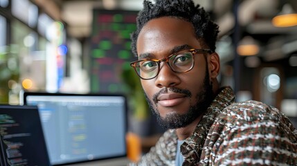 Software engineer debugging code, Engineer, focused and detailoriented