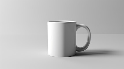 Obraz premium White Mug Mockup for Branding and Design