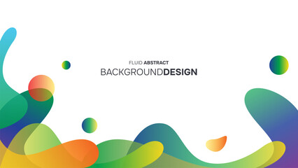 Abstract colorful fluid dynamic background