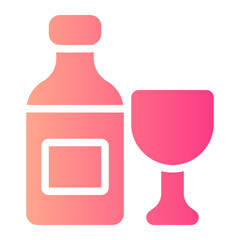 wine gradient icon