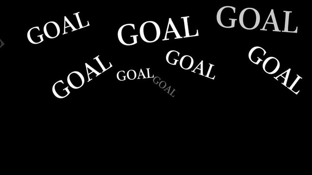 GOAL Review text animation glitch 3d 4k HD quality vedio, goal, review	
