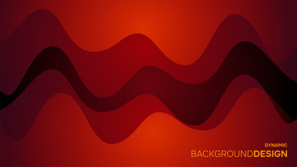 Abstract deep red dynamic waves background