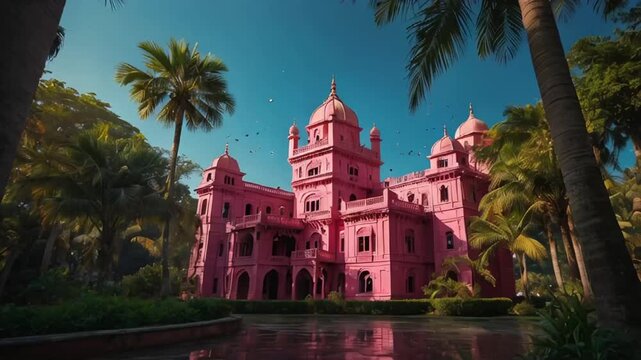 Ahsan Manzil pink castle Bangladesh