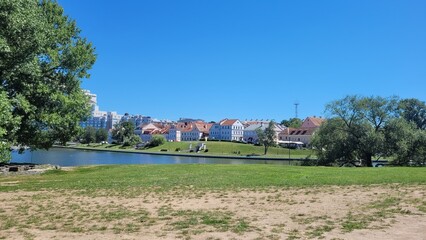 City of Minsk, architecture of the city of Minsk, Belarus.