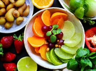 Sliced Fruits