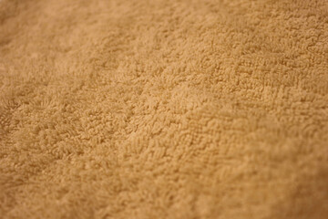 beige towel texture closeup