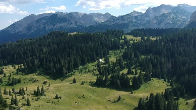 National park Durmitor in Montenegro, Europe - raw file
