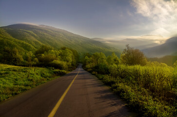 road in the mountains