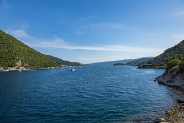 .Montenegro. Beautiful nature and landscape. A perfect summer holidays travel destination. Beach montenegro sea nature beauty. Stone landscape